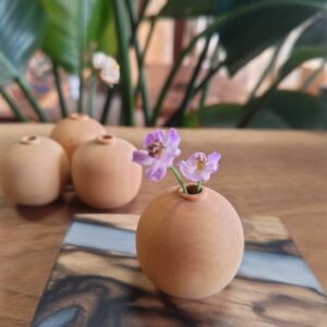 銘木×一輪挿し